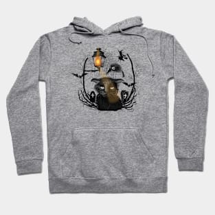 Halloween Grumpy Black Cat Hoodie